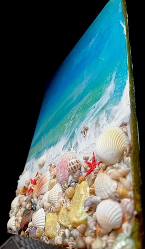 Maritimes epoxidharz wandbild - maritimes,