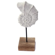 DEKO FIGUR | weiß | Muschel