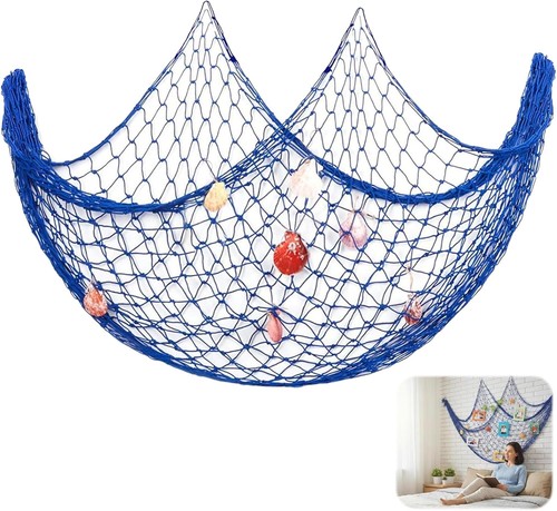 Fischernetz blau 100 200 - fischernetz,