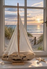 Deko Treibholz Schiff