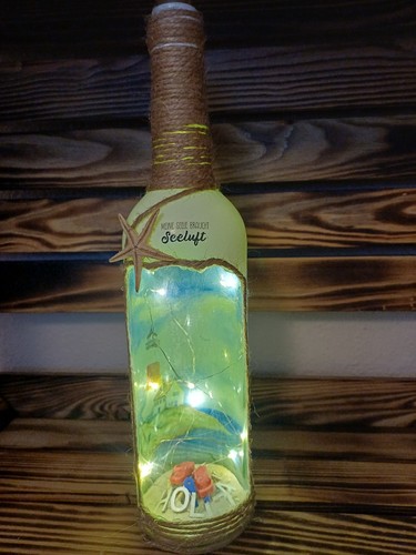 Lichtflasche tischlampe led - tischlampe,